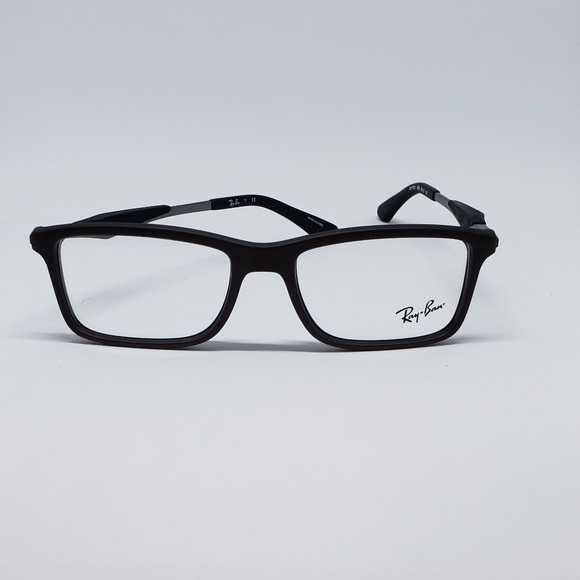 Ray Ban RX Eyeglasses Unisex Brown Black - Picture 2 of 7